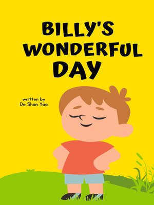 cover image of Billy's Wonderful Day